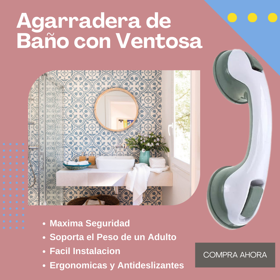 Agarraderas de Baño con Ventosa