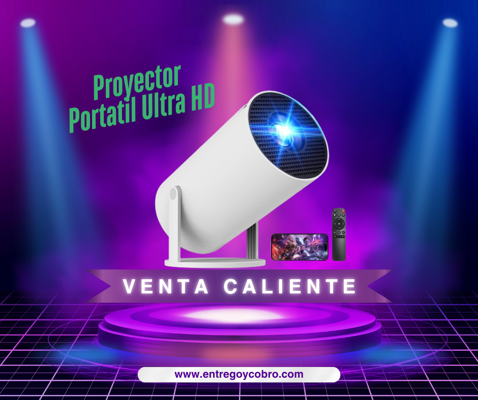 Proyector Portátil Ultra HD