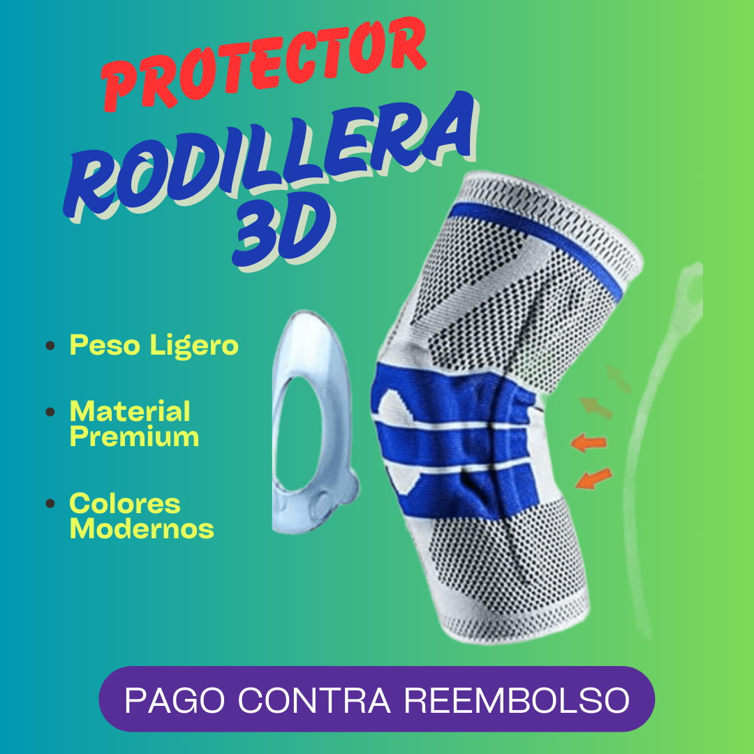 Rodilleras 1pcs Tejido 3D con Almohadilla