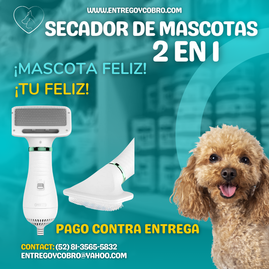 Secador de Mascotas 2 en 1